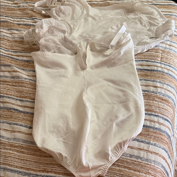 Goddess White Lace Shapewear Bodysuit - Picture 7 of 9